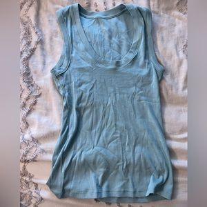 A new day, wide strap tank